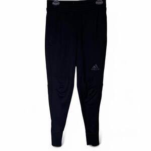 Adidas Men's Black Joggers size small mens adjustable bottoms
